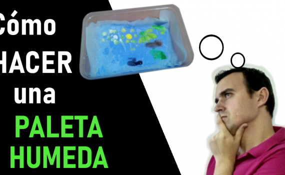 como hacer paleta humeda para mantener fresca y tierna la pintura acrilica2