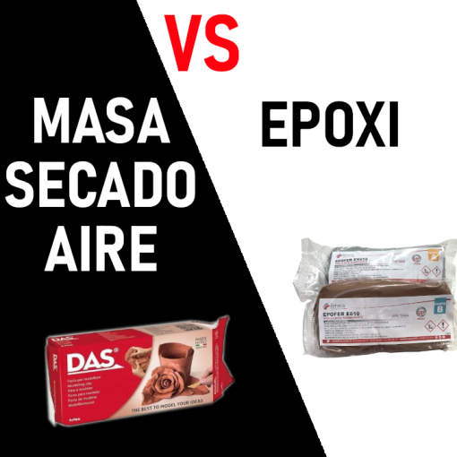Diferencia entre masa de secado al aire y masilla epoxica