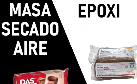 Diferencia entre masa de secado al aire y masilla epoxica